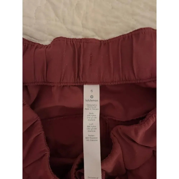 LULULEMON WOMEN'S JAGGER PANT DRAWSTRING & POCKETS SIZE 6 - Picture 2 of 6